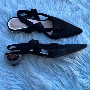 Zara (Cult Gaia style) round ball heel - size 40
